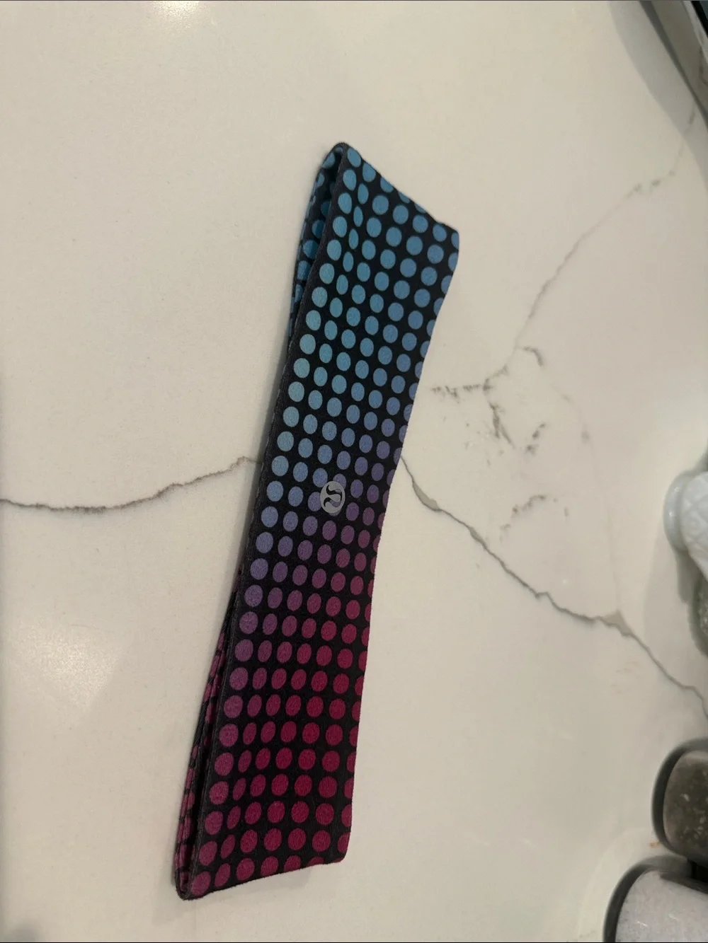 lululemon athletica Gradient Dot Headband in Pink, Purple, Blue